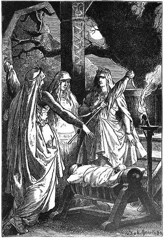 The Norns Commiting Sacrifice - The Viking Dragon Blog