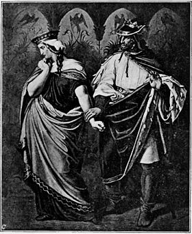 Brynhild and Gunnar (full attribution in previous post)--Viking Dragon Blogs
