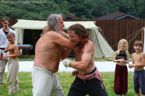 Traditional Norse Wrestling at Gudvangen Viking Festival - Viking Dragon Blogs