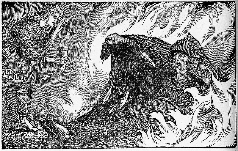 Odin and Geirroth - Norse Gods - Norse Mythology - Viking Dragon Blogs