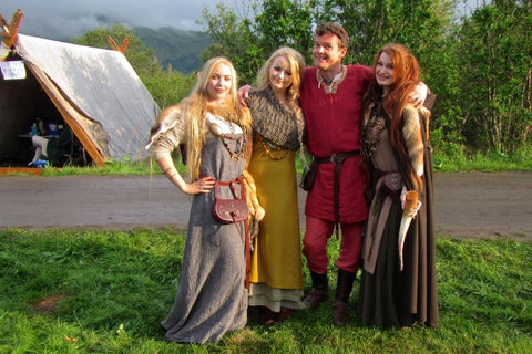 Me with some of my glamorous Viking friends!