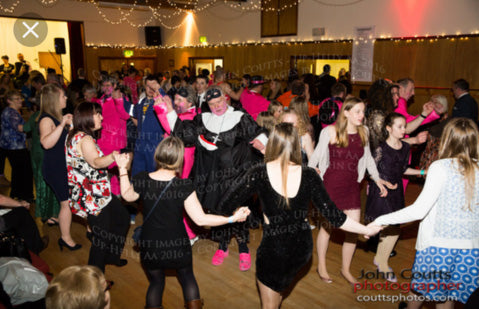 Dancing at Up Helly Aa Viking Festival - Viking Dragon Blogs