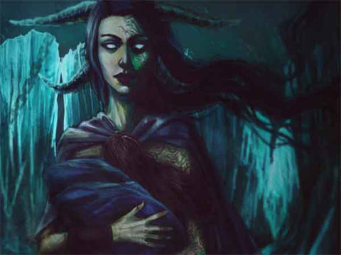 The Goddess Hel Guarding the Underworld - Viking Dragon Blogs