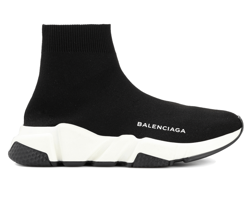 balenciaga speed runner black on black