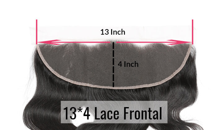 Black Show Hair 13-4 Body Lace Frontal