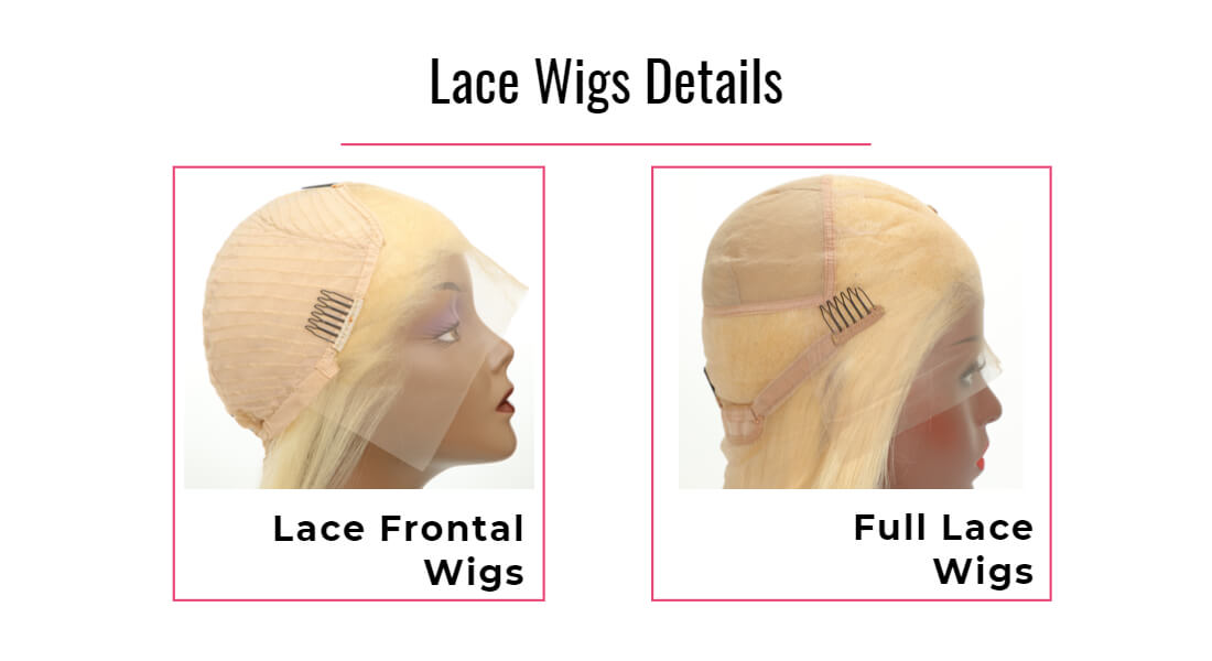 Black Show Hair blonde lace front wig show