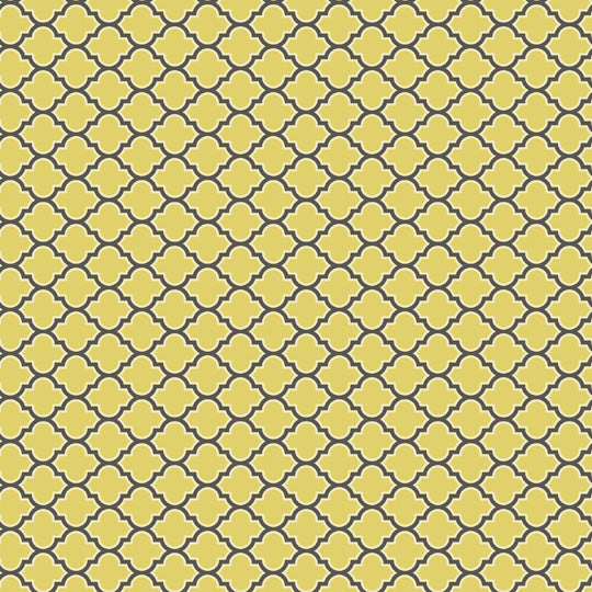 JD46 · Lodge Lattice · Vintage Yellow