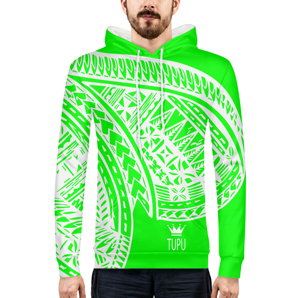 neon print hoodie