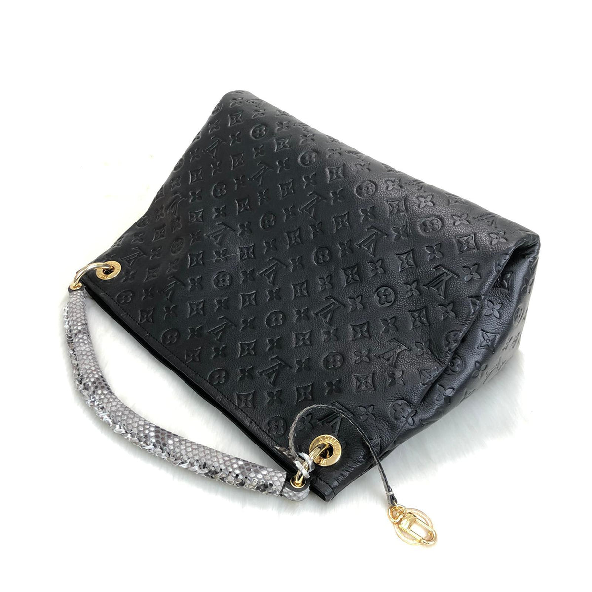Louis Vuitton Artsy Empreinte-Python Handle – World Leather Design