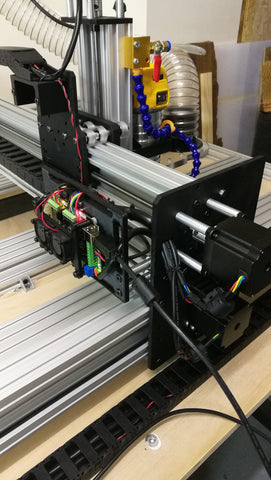 CNC router - g-code control board and Z-axis with step motors