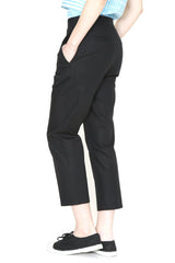 Stretch Cotton Crop Pants