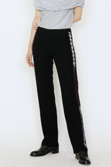 Tuxedo Pant with Multicolor Kabuki Jacquard Stripes