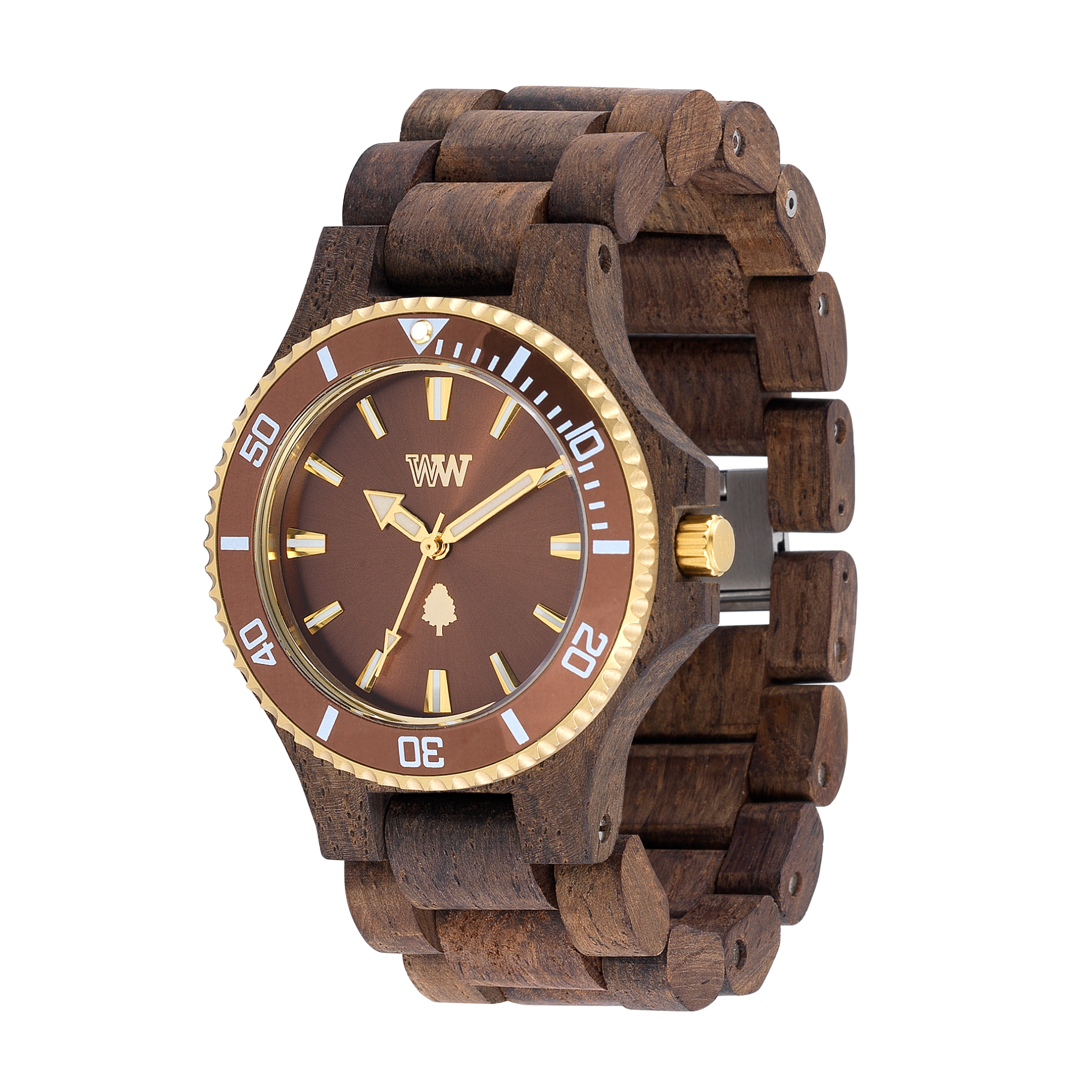 Date MB Wood Watch