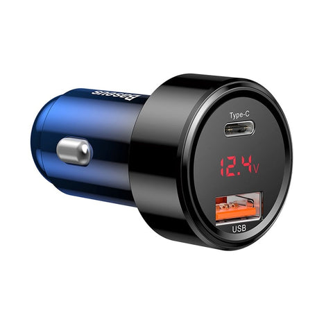 Baseus 45W Quick Charge 4.0 3.0 USB Car Charger for Xiaomi Mi Huawei Supercharge SCP QC4.0 QC3.0