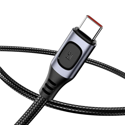 Baseus USB Type C Cable 5A PD Fast Charging Cable for Samsung S20 Huawei P30 Cable USB C Cable