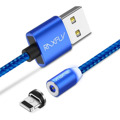 RAXFLY Magnetic Charge For iPhone XS Max XR Cable Magnetic Charger Micro USB Type C Cable Magnet for