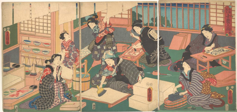 Ukiyo-e: colaborative work