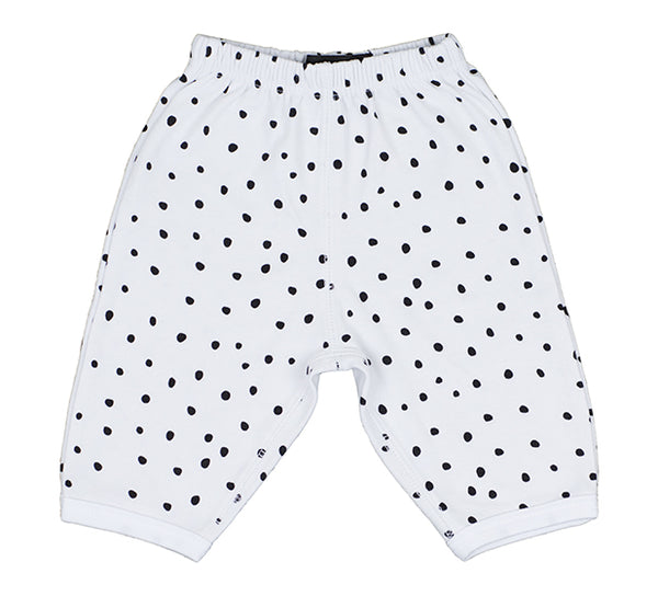 White and Black Spotted Trouser | Bob 