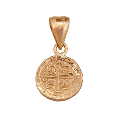 Alchemia Zero Karat Gold Spanish Coin Pendant