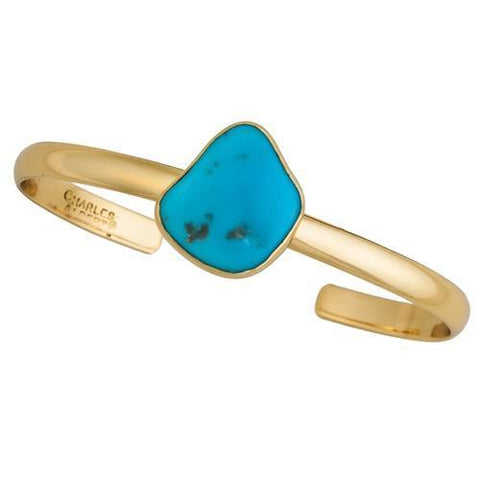 Blue jewelry cuff