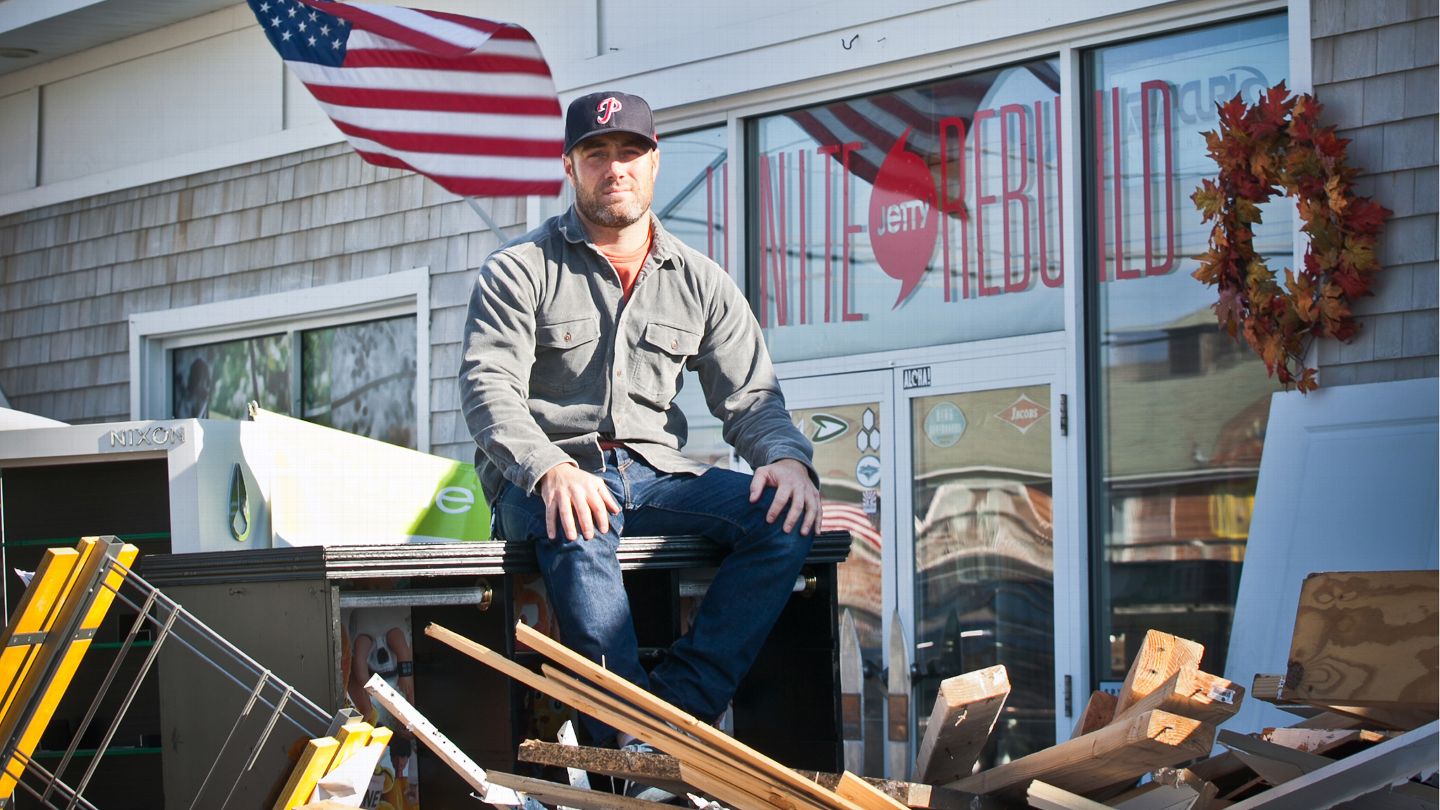 The Farias Ship Bottom Store After Hurricane Sandy