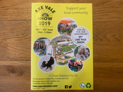 Swizzle and friends will be at the Axe Vale Show 2019