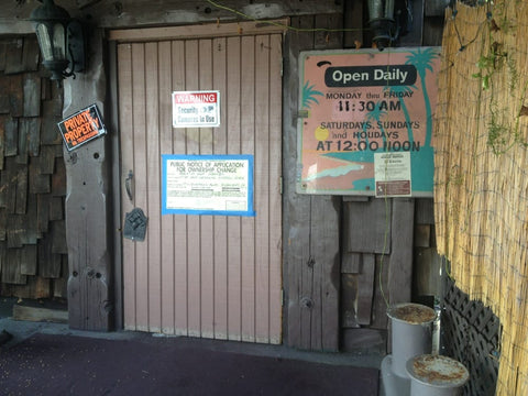 Bahooka Closed Sign