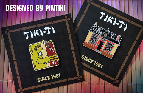 Tiki Ti official pins designed by PinTiki