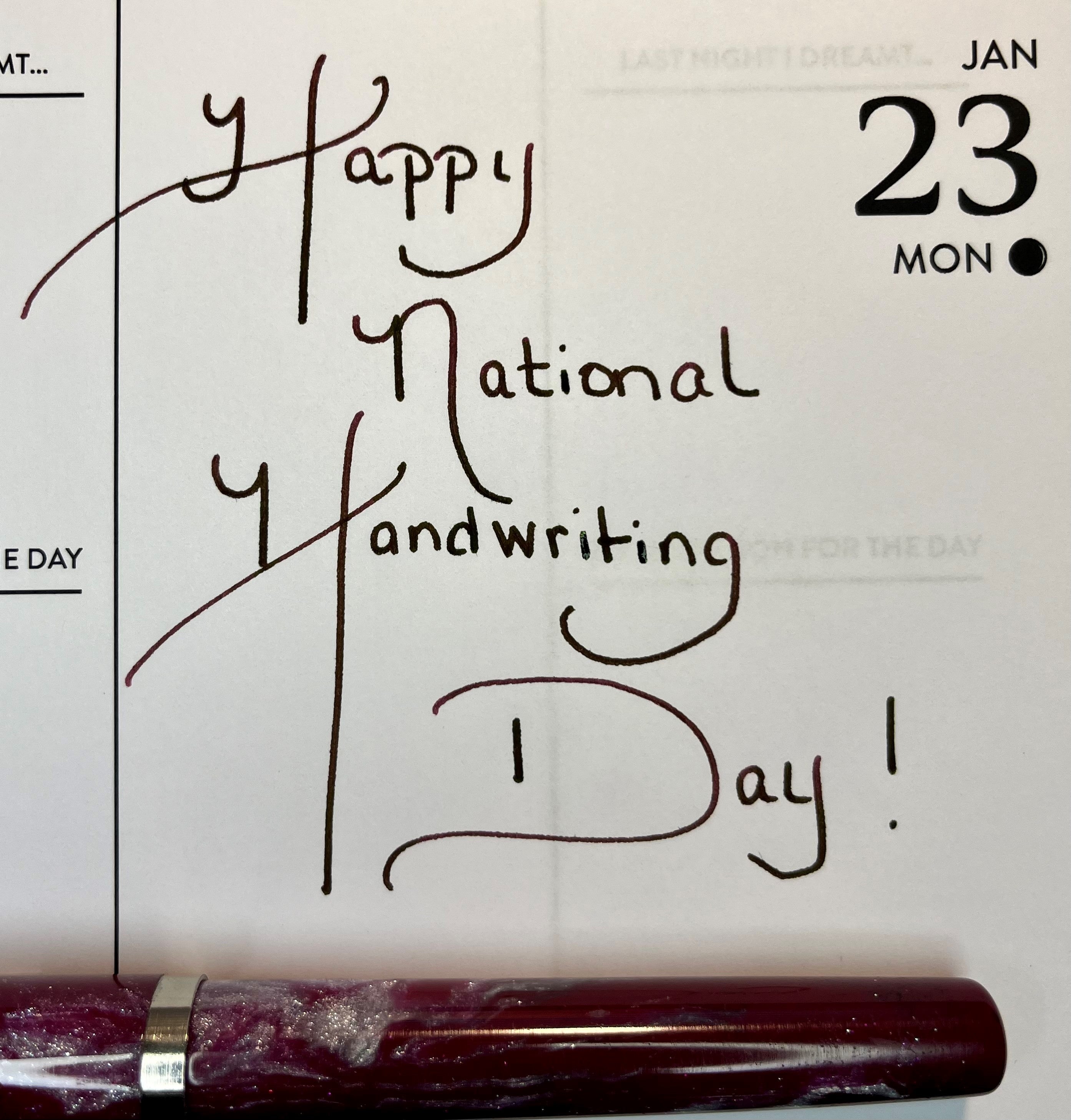 National Handwriting Day Dates Celebrations History M vrogue.co