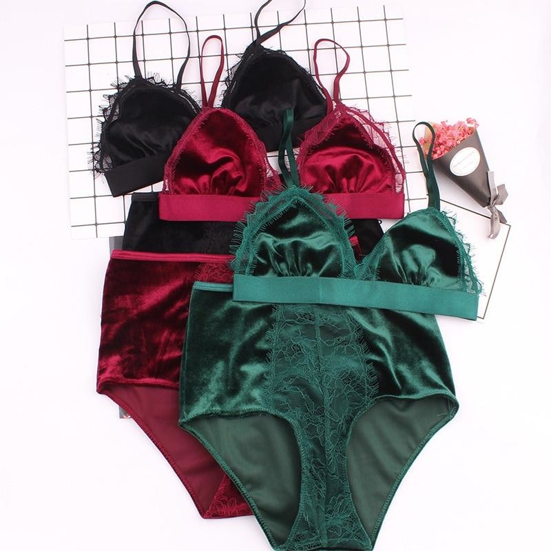 bralette underwear set