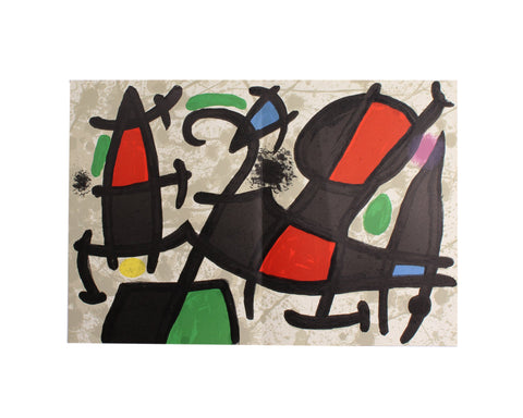 Joan Miró 1970 Lithograph from "Derriere le Miroir," No. 186