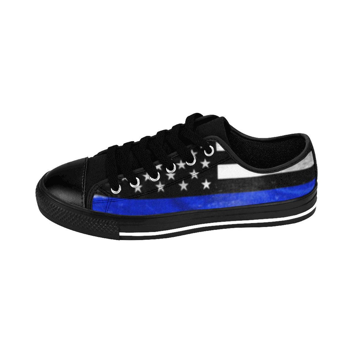 blue line tennis shoes