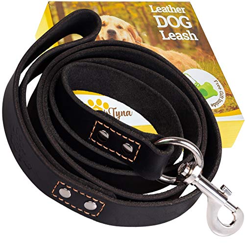 6 ft leather leash