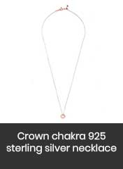 basic crown chakra pendant chain, handmade in Hong Kong