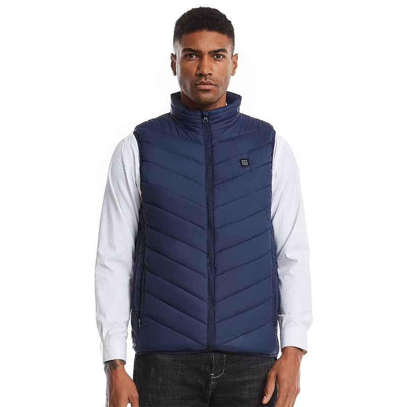 north face heated vest