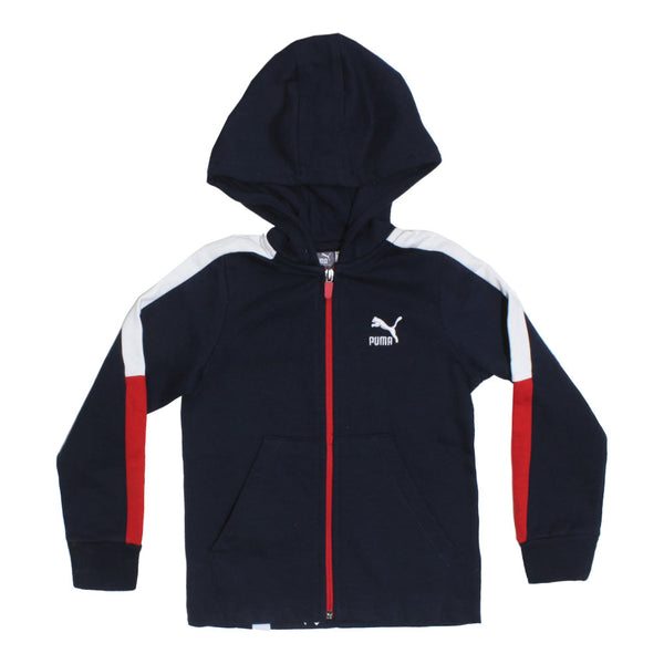 red white and blue puma jacket