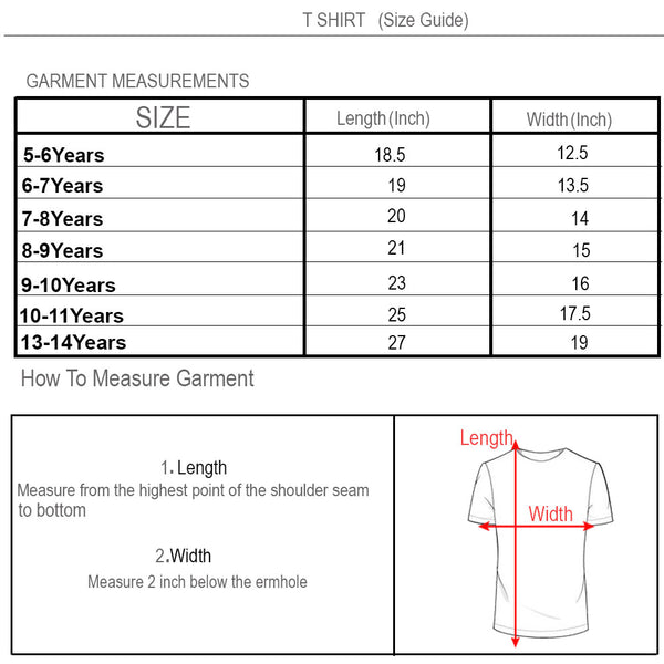 tommy hilfiger t shirt size chart