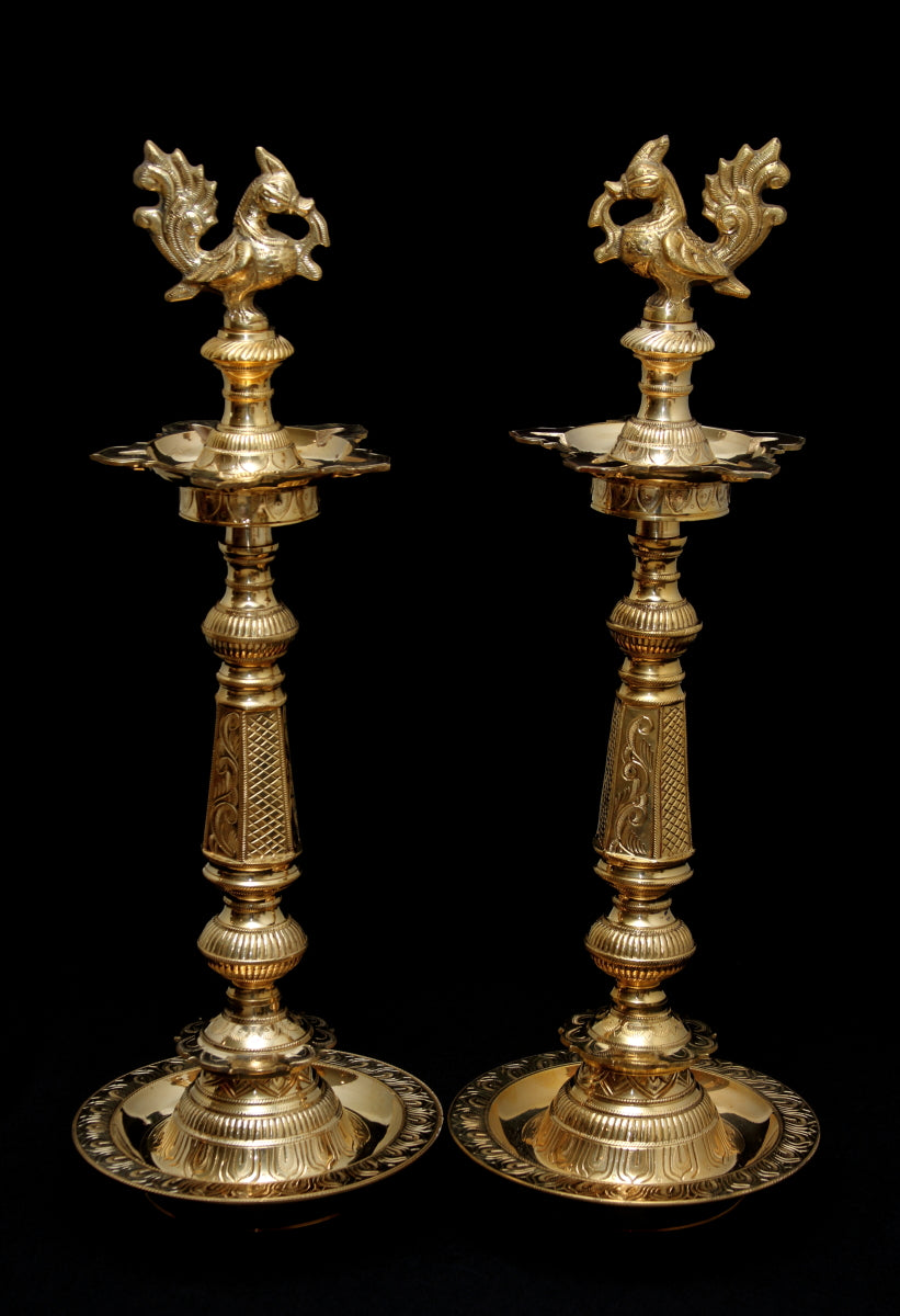 Lamp set, Brass lamp set, South Indian Lamp, Puja Lamps, Ritual Lamps –  JayArts.com