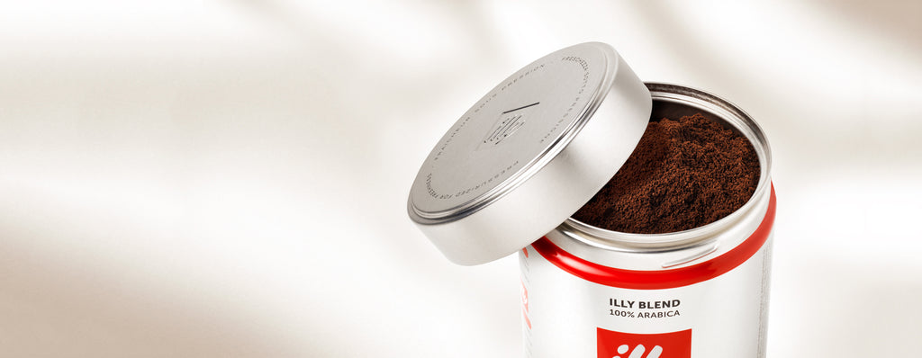 illy coffee can
