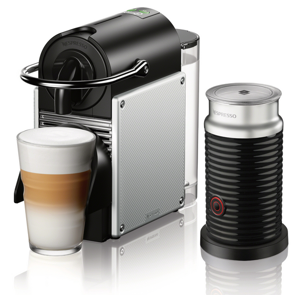 persoon Vermelden steen Nespresso Pixie Espresso Machine by DeLonghi with Aeroccino - Aluminum -  Whole Latte Love