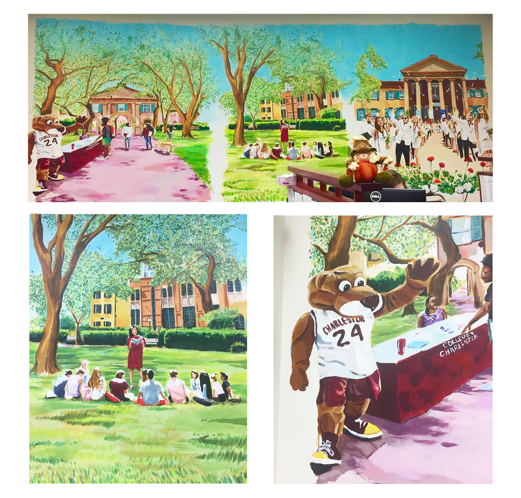 College of Charleston Mural