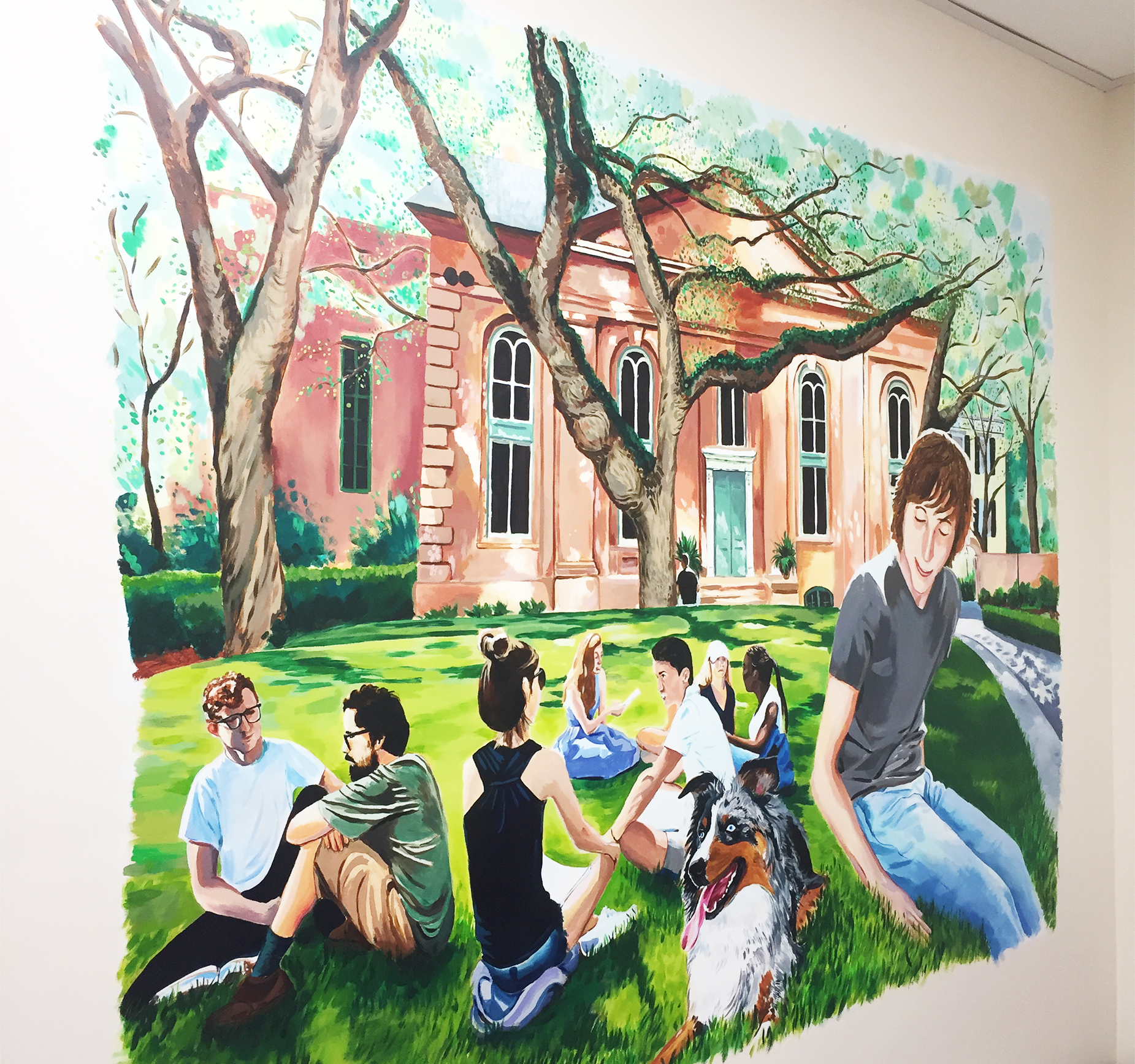 College of Charleston Mural