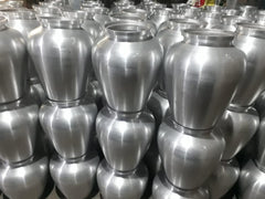 Unfinished Urns in Factory