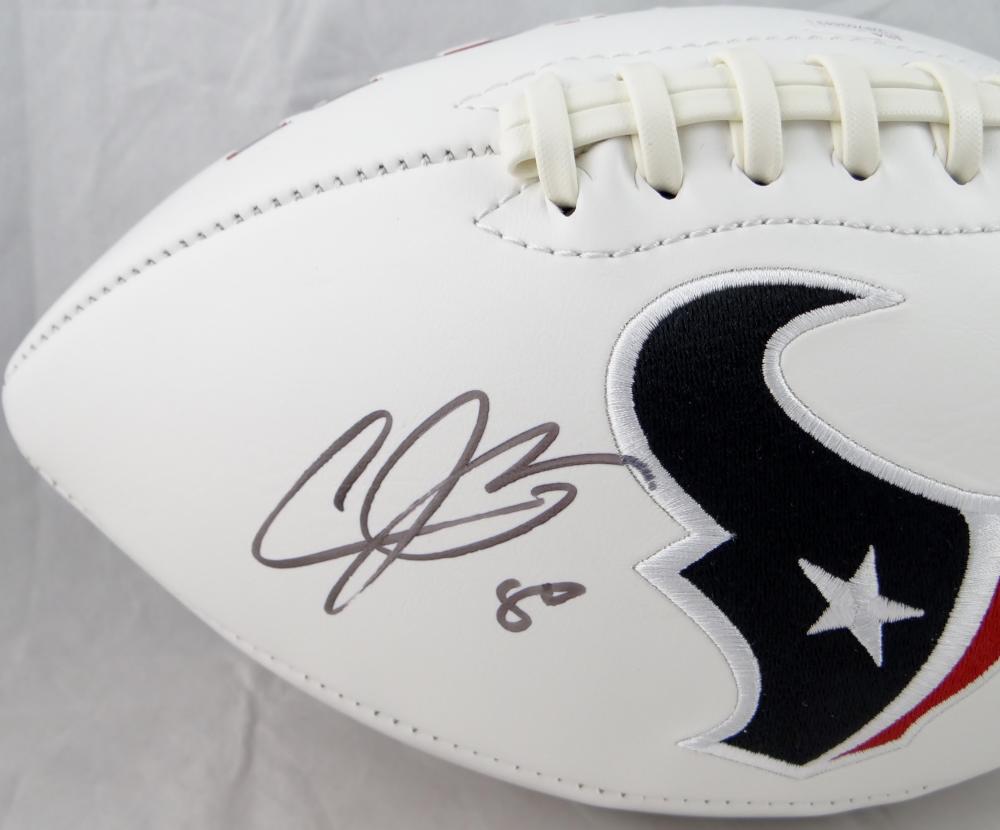 andre johnson autographed football