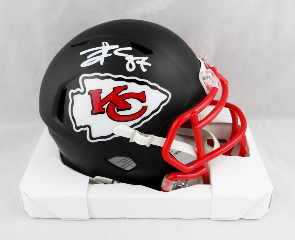 Patrick Mahomes Signed Chiefs Matte White Speed Mini Helmet (JSA