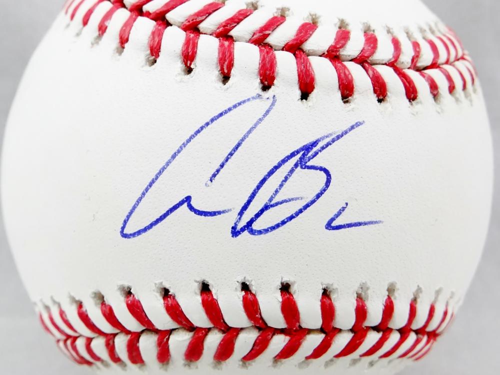 Alex Bregman Signed OML Baseball (Beckett)