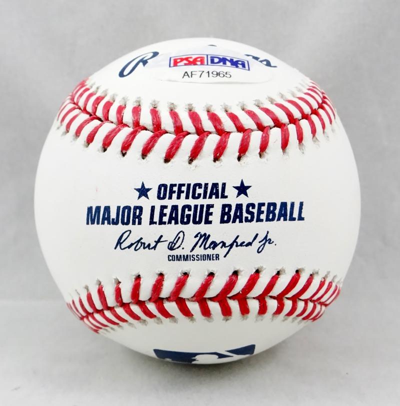 Alex Bregman Autographed Rawlings OML Baseball- PSA Auth – The
