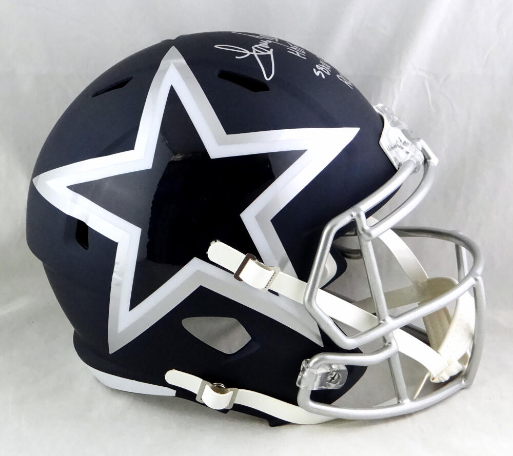 Tony Dorsett Autographed Dallas Cowboys Flash Mini Helmet Beckett Witn -  Famous Ink