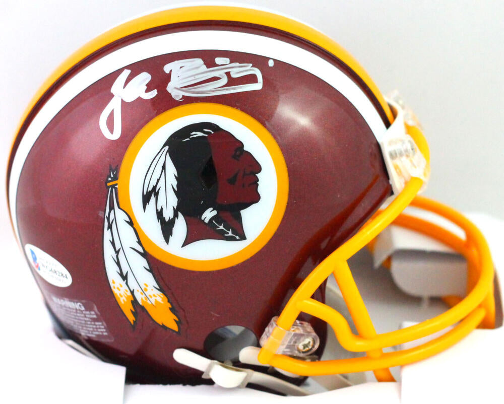 john riggins autographed mini helmet