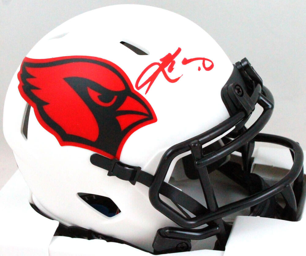 Kyler Murray Autographed Arizona Cardinals Lunar Mini Helmet *SIDE- Beckett  W *Red